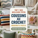 Top 7 des meilleurs tutos de coussins au crochet modernes et faciles à faire soi-même
