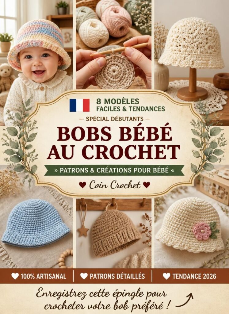 8 Patrons de Bobs Bébé au Crochet Faciles pour Débutants